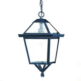 Matte Black Hanging Lantern Light - Homeroots - Flyclothing LLC