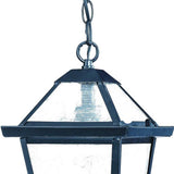 Matte Black Hanging Lantern Light - Homeroots - Flyclothing LLC