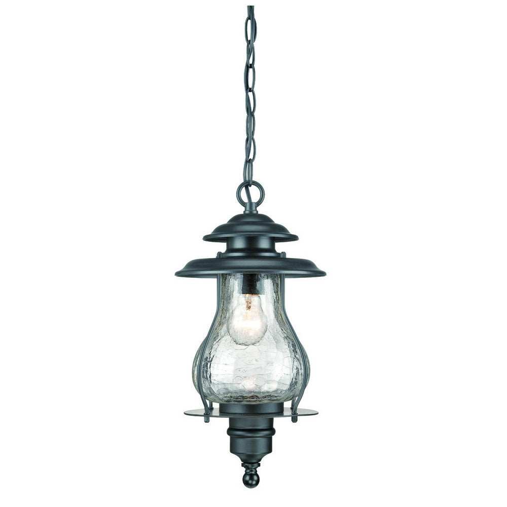 Matte Black Oil Lantern Hanging Light - Homeroots - Flyclothing LLC