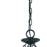 Belle 3-Light Matte black Hanging light - Homeroots - Flyclothing LLC