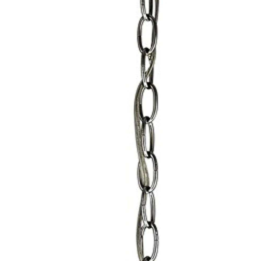 Isabella 4-Light Polished Nickel Drum Pendant With Crystal Accents - Homeroots - Flyclothing LLC