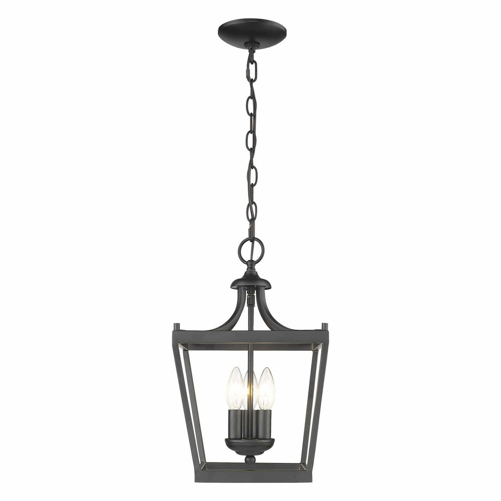 Vintage Black Metal Tapered Hanging Light - Homeroots - Flyclothing LLC
