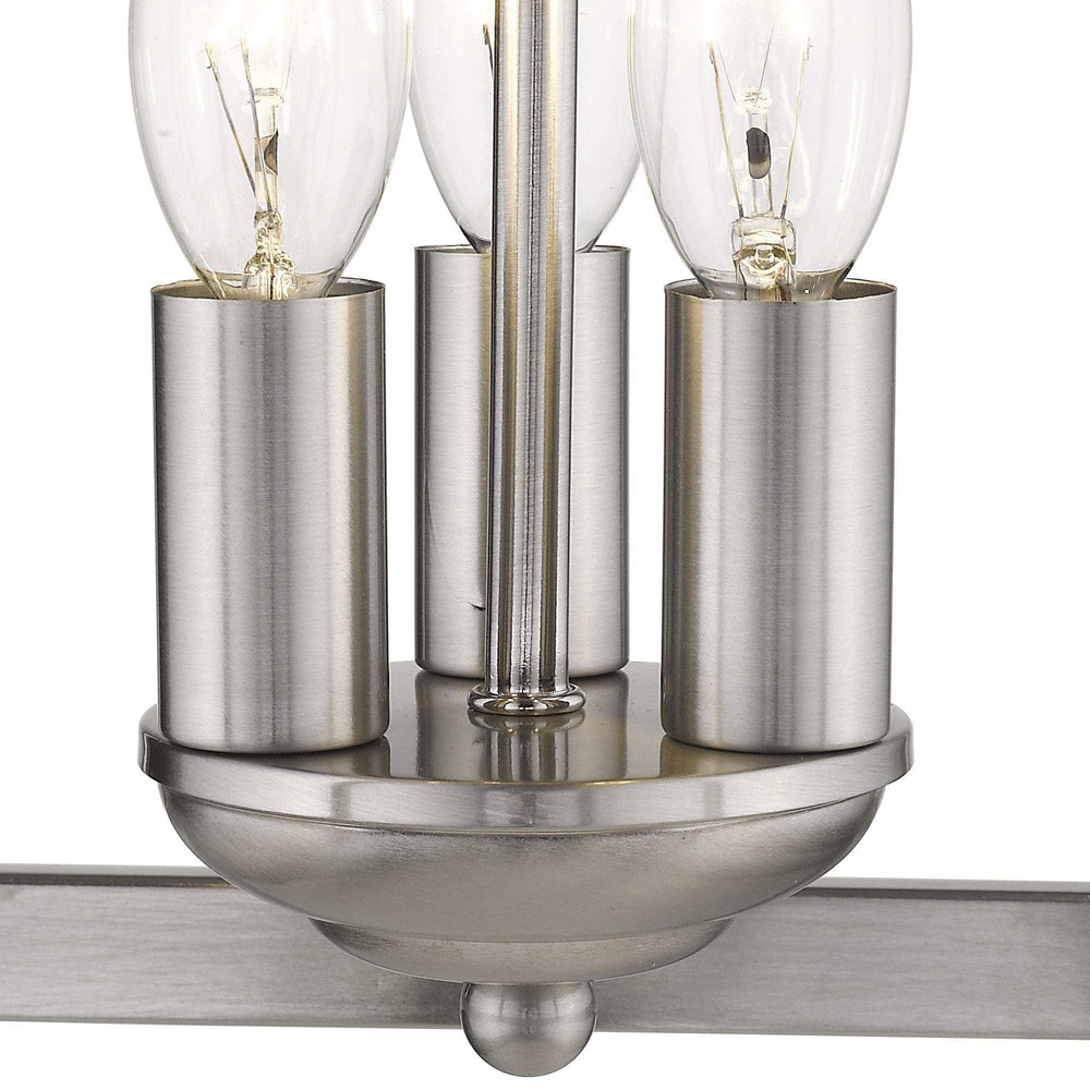 Vintage Silver Metal Tapered Hanging Light - Homeroots - Flyclothing LLC