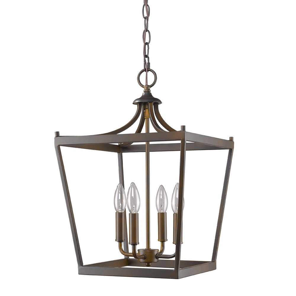 Kennedy 4-Light Oil-Rubbed Bronze Pendant - Homeroots - Flyclothing LLC