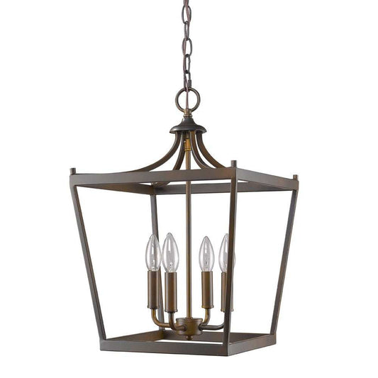 Kennedy 4-Light Oil-Rubbed Bronze Pendant - Homeroots - Flyclothing LLC