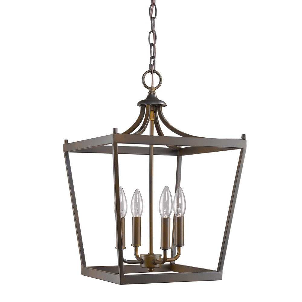 Kennedy 4-Light Oil-Rubbed Bronze Pendant - Homeroots - Flyclothing LLC