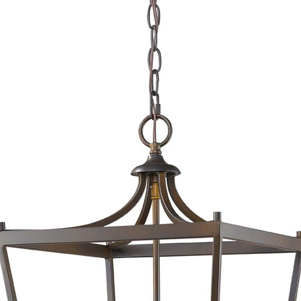 Kennedy 4-Light Oil-Rubbed Bronze Pendant - Homeroots - Flyclothing LLC