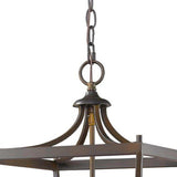 Kennedy 4-Light Oil-Rubbed Bronze Pendant - Homeroots - Flyclothing LLC