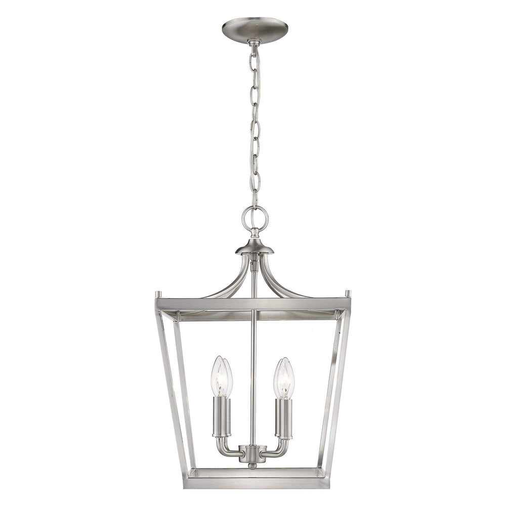 Kennedy 4-Light Satin Nickel Pendant - Homeroots - Flyclothing LLC