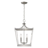 Kennedy 4-Light Satin Nickel Pendant - Homeroots - Flyclothing LLC