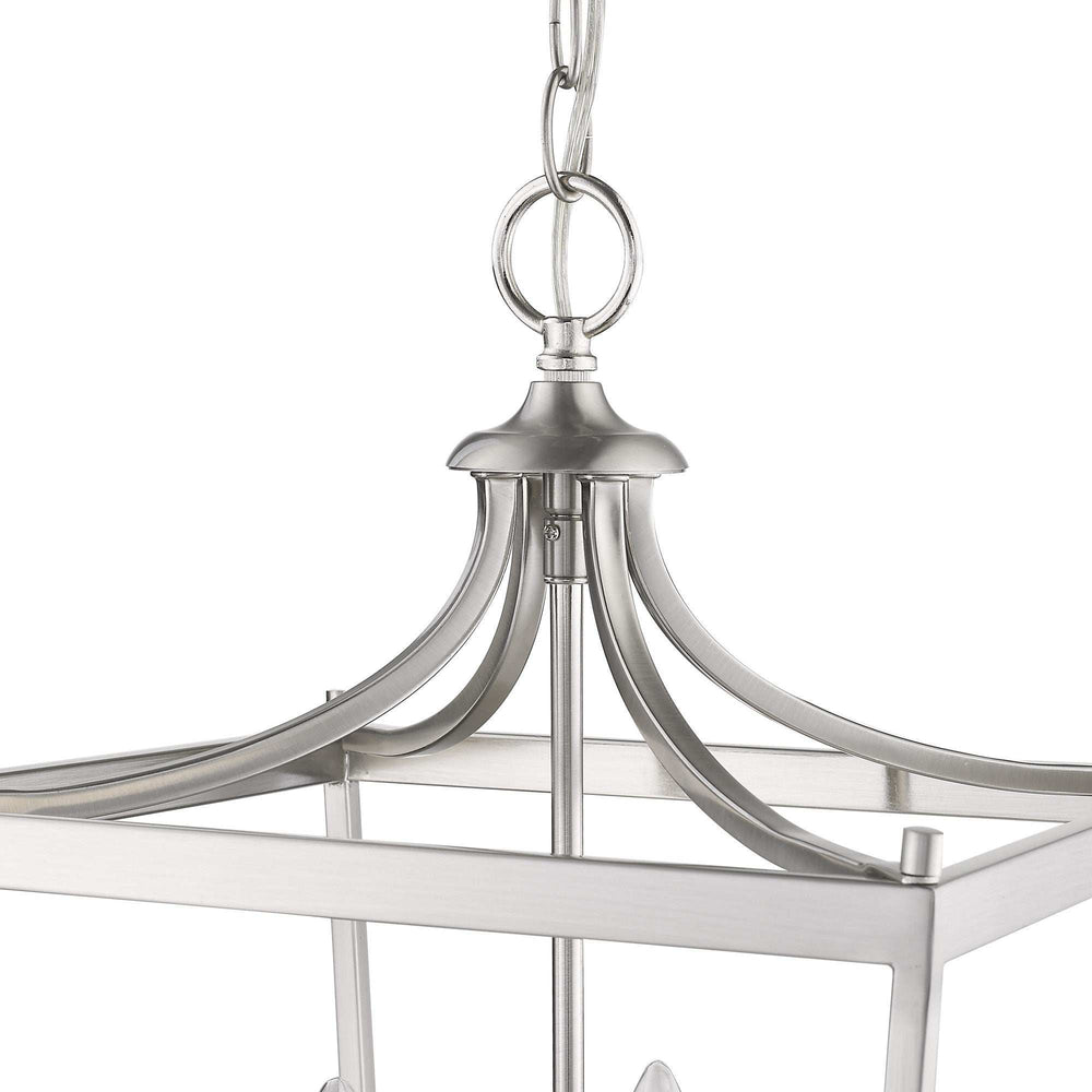Kennedy 4-Light Satin Nickel Pendant - Homeroots - Flyclothing LLC