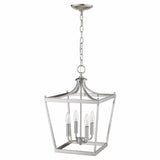 Kennedy 4-Light Satin Nickel Pendant - Homeroots - Flyclothing LLC
