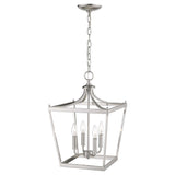 Kennedy 4-Light Satin Nickel Pendant - Homeroots - Flyclothing LLC