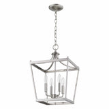 Kennedy 4-Light Satin Nickel Pendant - Homeroots - Flyclothing LLC