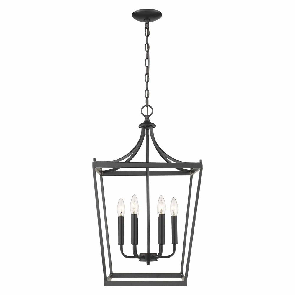 Kennedy 6-Light Matte Black Pendant - Homeroots - Flyclothing LLC