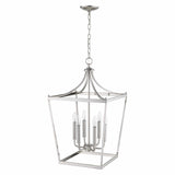 Kennedy 6-Light Satin Nickel Pendant - Homeroots - Flyclothing LLC