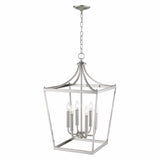 Kennedy 6-Light Satin Nickel Pendant - Homeroots - Flyclothing LLC