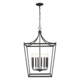 Kennedy 8-Light Matte Black Pendant - Homeroots - Flyclothing LLC
