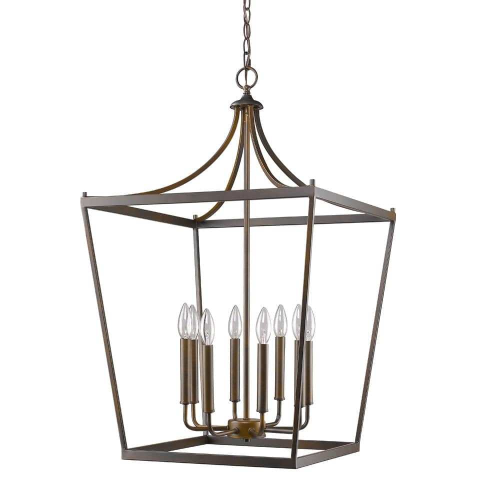 Kennedy 8-Light Oil-Rubbed Bronze Foyer Pendant - Homeroots - Flyclothing LLC