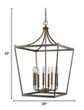 Kennedy 8-Light Oil-Rubbed Bronze Foyer Pendant - Homeroots - Flyclothing LLC