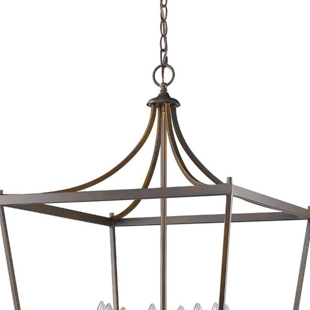 Kennedy 8-Light Oil-Rubbed Bronze Foyer Pendant - Homeroots - Flyclothing LLC