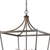 Kennedy 8-Light Oil-Rubbed Bronze Foyer Pendant - Homeroots - Flyclothing LLC