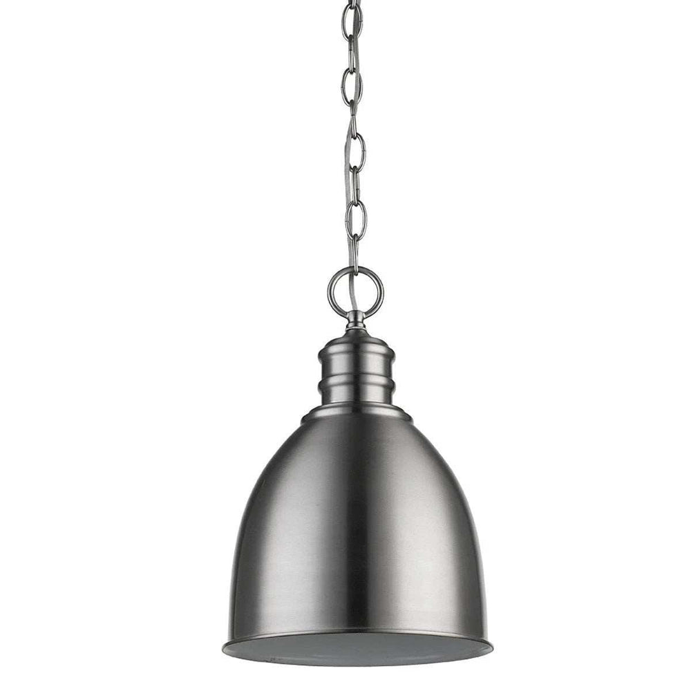Minimalist Silver Metal Pendant Hanging Light - Homeroots - Flyclothing LLC