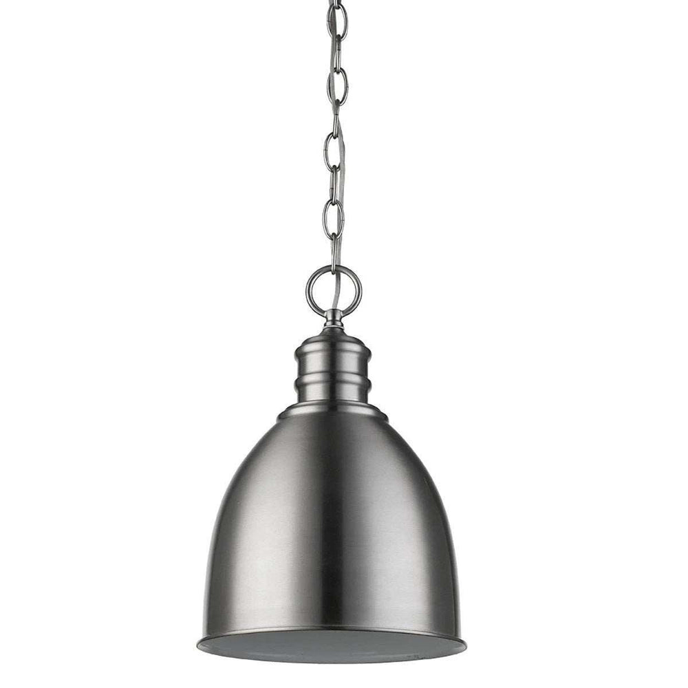 Minimalist Silver Metal Pendant Hanging Light - Homeroots - Flyclothing LLC