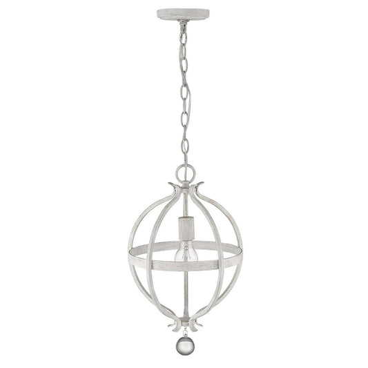 Callie 1-Light Country White Pendant - Homeroots - Flyclothing LLC