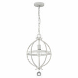 Callie 1-Light Country White Pendant - Homeroots - Flyclothing LLC