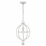 Callie 1-Light Country White Pendant - Homeroots - Flyclothing LLC