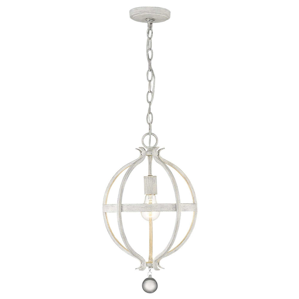 Callie 1-Light Country White Pendant - Homeroots - Flyclothing LLC