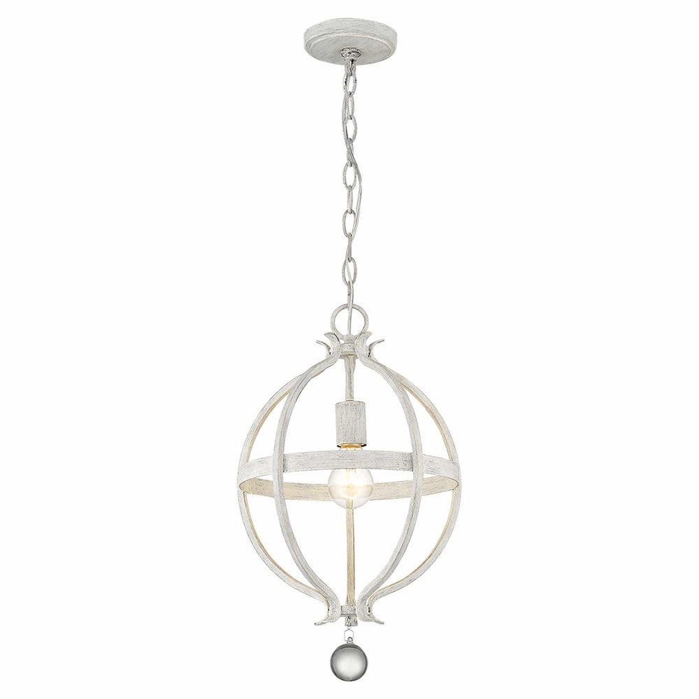Callie 1-Light Country White Pendant - Homeroots - Flyclothing LLC