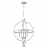 Callie 4-Light Country White Pendant - Homeroots - Flyclothing LLC