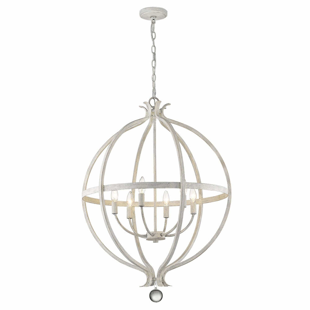 Callie 6-Light Country White Pendant - Homeroots - Flyclothing LLC