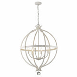Callie 6-Light Country White Pendant - Homeroots - Flyclothing LLC