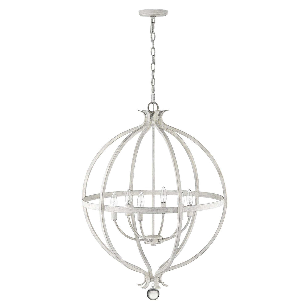 Callie 6-Light Country White Pendant - Homeroots - Flyclothing LLC