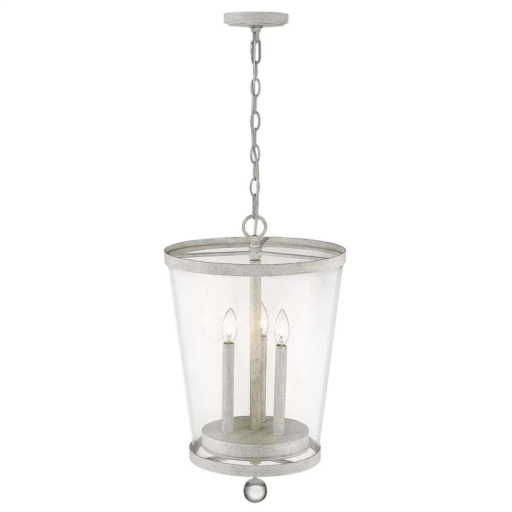 Callie 3-Light Country White Foyer Pendant - Homeroots - Flyclothing LLC