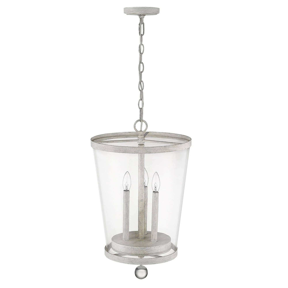 Callie 3-Light Country White Foyer Pendant - Homeroots - Flyclothing LLC