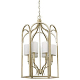Ellie 6-Light Washed Gold Foyer Pendant - Homeroots - Flyclothing LLC