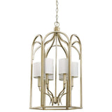 Ellie 6-Light Washed Gold Foyer Pendant - Homeroots - Flyclothing LLC