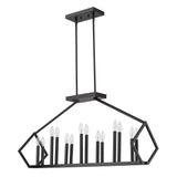 Luca 14-Light Matte Black Island Pendant - Homeroots - Flyclothing LLC