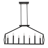 Luca 14-Light Matte Black Island Pendant - Homeroots - Flyclothing LLC