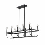 Beckett 10-Light Matte Black Island Pendant - Homeroots - Flyclothing LLC