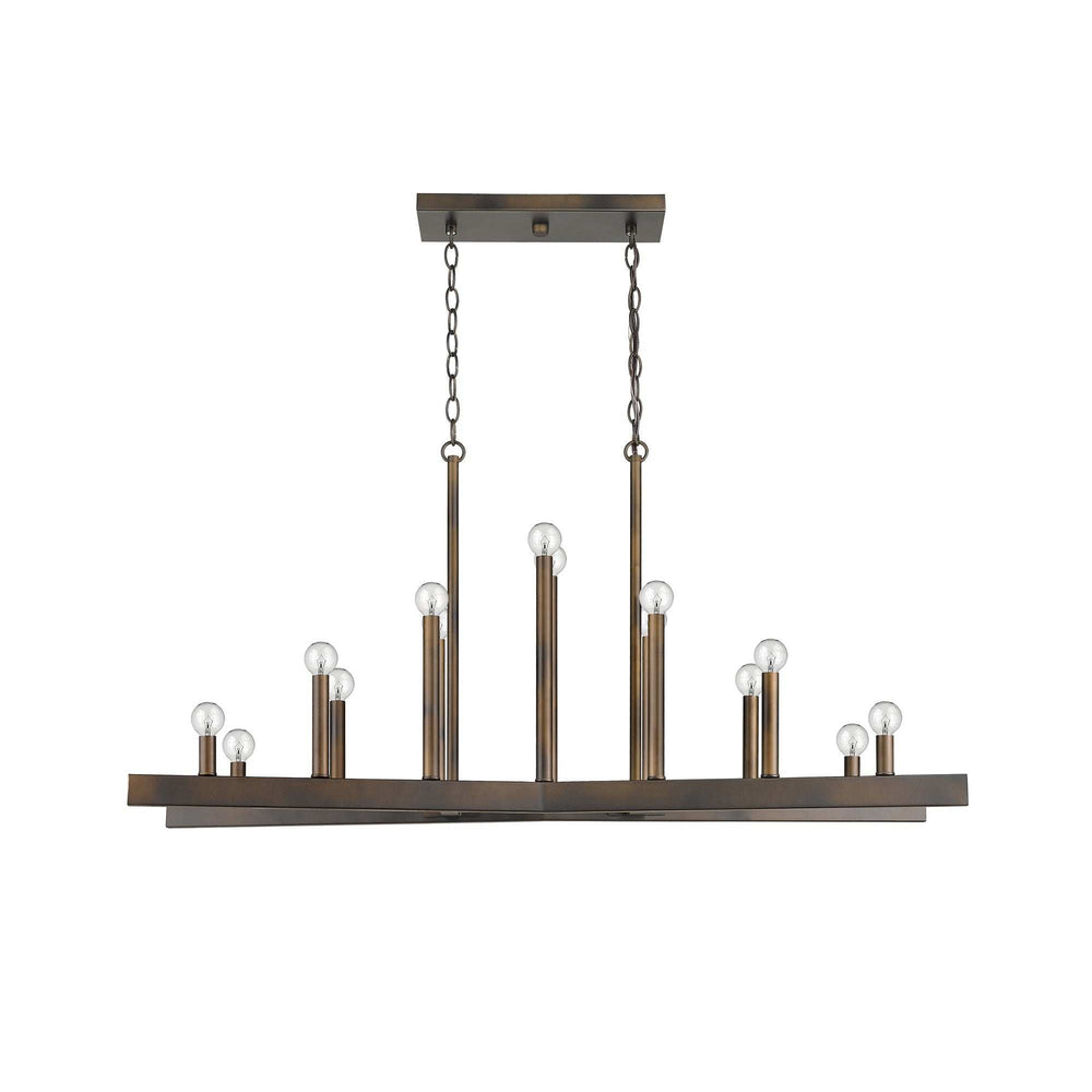 Fallon 14-Light Oil-Rubbed Bronze Island Pendant - Homeroots - Flyclothing LLC