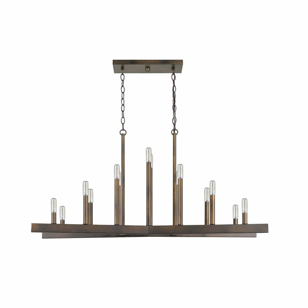 Fallon 14-Light Oil-Rubbed Bronze Island Pendant - Homeroots - Flyclothing LLC