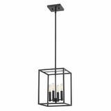 Cobar 4-Light Matte Black Pendant - Homeroots - Flyclothing LLC