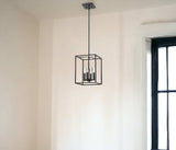 Cobar 4-Light Matte Black Pendant - Homeroots - Flyclothing LLC