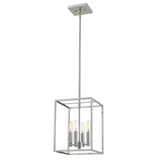 Cobar 4-Light Satin Nickel Pendant - Homeroots - Flyclothing LLC