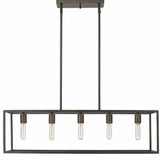 Cobar 5-Light Soil-Rubbed Bronze Island Pendant - Homeroots - Flyclothing LLC